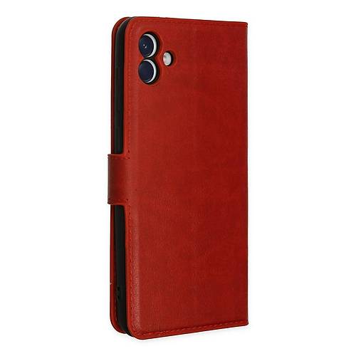 Galaxy A04 K�l�f Trend S Plus Kapakl� K�l�f - K�rm�z�
