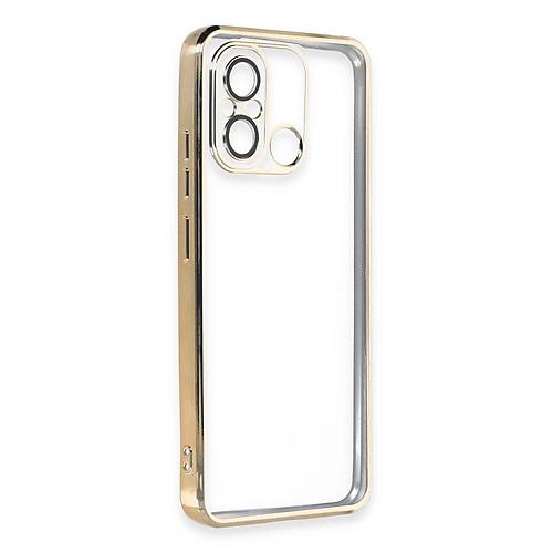 Redmi 12C K�l�f Razer Lensli Silikon - Gold