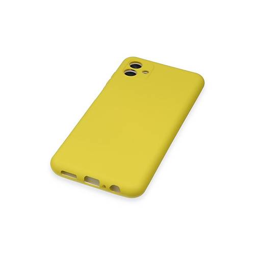 Galaxy A04E K�l�f Nano i�i Kadife Silikon - Sar�