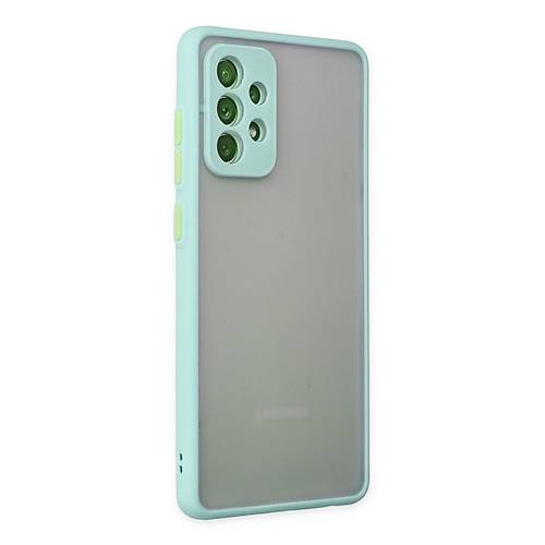 Galaxy A72 K�l�f Montreal Silikon Kapak - Turkuaz