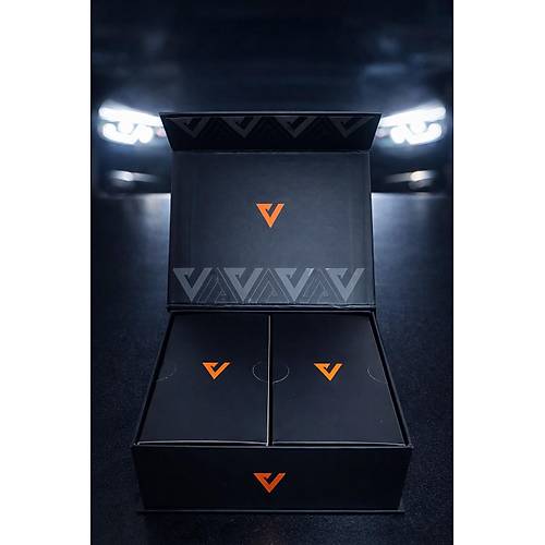 H4 Platinum Mercekli LED Far Ampul� 12V �ift Fazl� Uzun K�sa Fanl� Beyaz I��k
