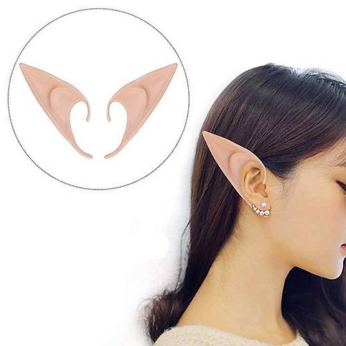 Yumu�ak Malzemeden �mal Lateks Elf Kula�� 1 �ift 10x5 cm
