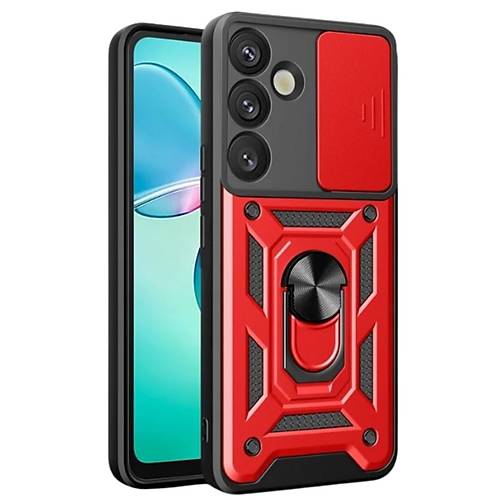 Galaxy A17 5G Pars Lens Y�z�kl� Silikon - K�rm�z�