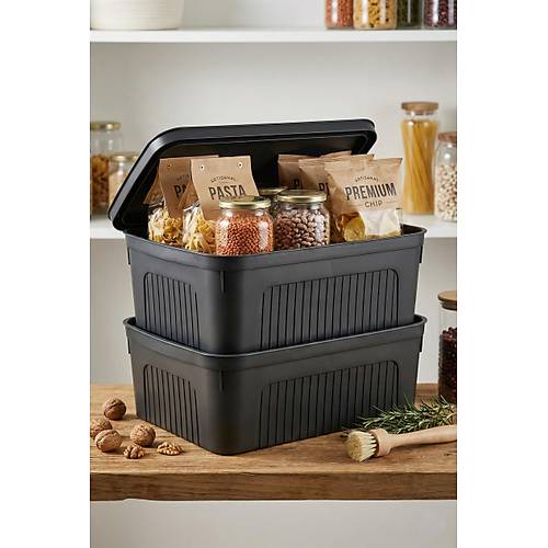 F�me 2'Li 17 LT �nit Saklama Kutusu & �ok Ama�l� Ev Ve Gard�rop D�zenleyici Organizer