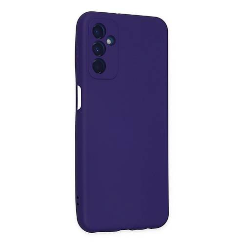 Galaxy M23 K�l�f Nano i�i Kadife Silikon - Mor