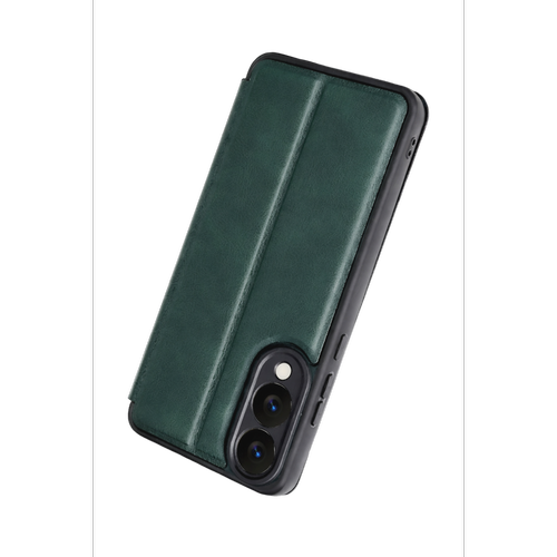 Galaxy S25 Edge Flip Cover - Koyu Ye�il