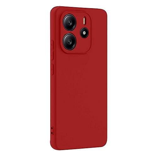 Redmi Note 14 4G K�l�f First Silikon - K�rm�z�