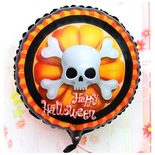 Halloween �skelet Kuru Kafa Folyo Balon 18 in�