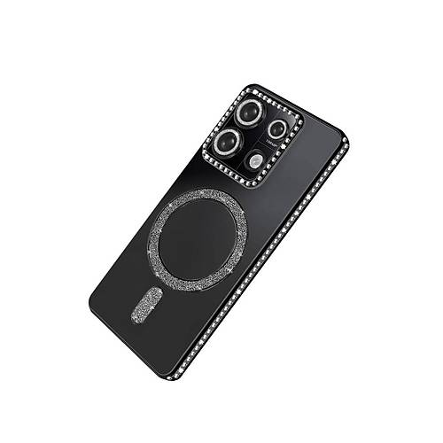 Redmi Note 13 Pro 4G Joke Simli Magneticsafe K�l�f - Siyah