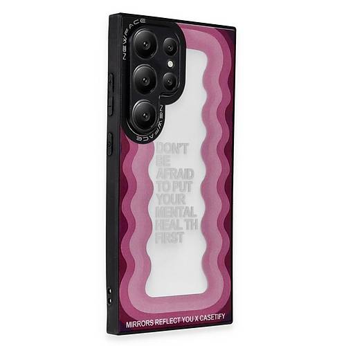 Galaxy S24 Ultra K�l�f Mirror Desenli Kapak - Mirror - 11