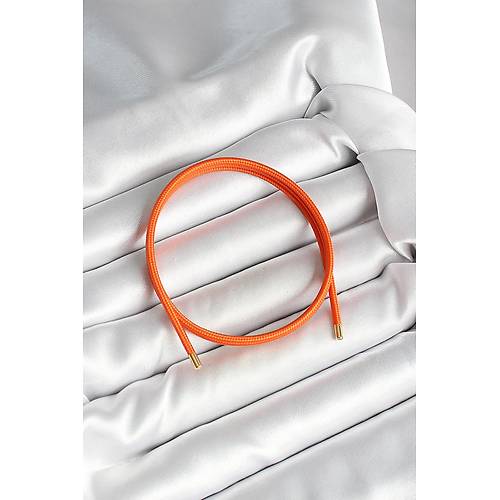 M�knat�sl� Turuncu Renk Sarmal Kad�n Bileklik