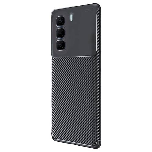 Hot 50 Pro Plus 4G Auto Focus Karbon Kapak - Siyah