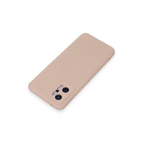 Realme 9i 4G K�l�f Nano i�i Kadife Silikon - Pudra