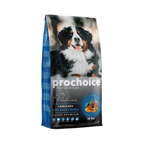 Proderma Kuzulu ve Pirin�li Yeti�kin K�pek Mamas� 18 Kg