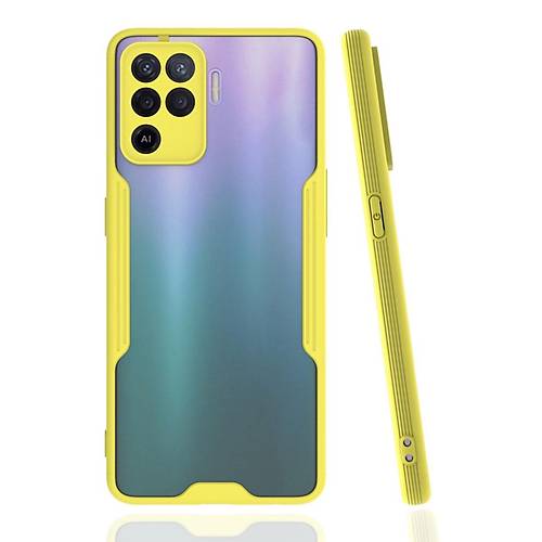 Reno 5 Lite K�l�f Platin Silikon - Sar�