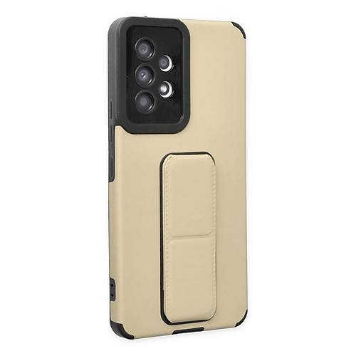 Galaxy A53 5G K�l�f Mega Standl� Silikon - Gold
