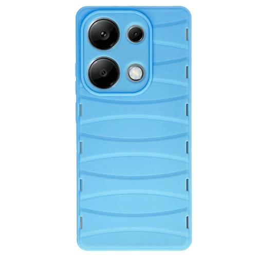Redmi Note 13 Pro 4G K�l�f Bibercas Silikon Kapak - Mavi
