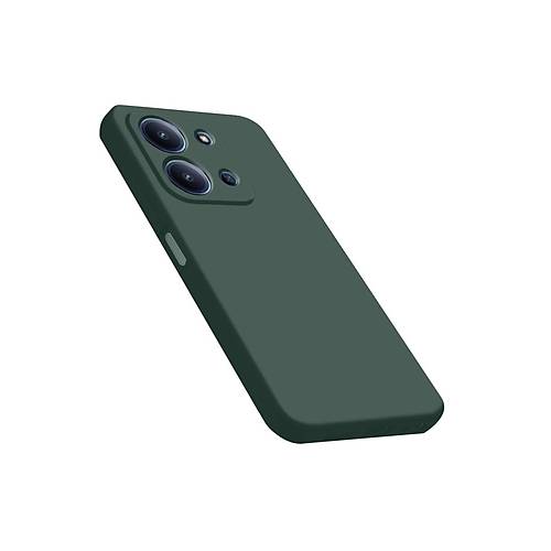 Redmi 15C 4G Nano i�i Kadife Silikon - Koyu Ye�il