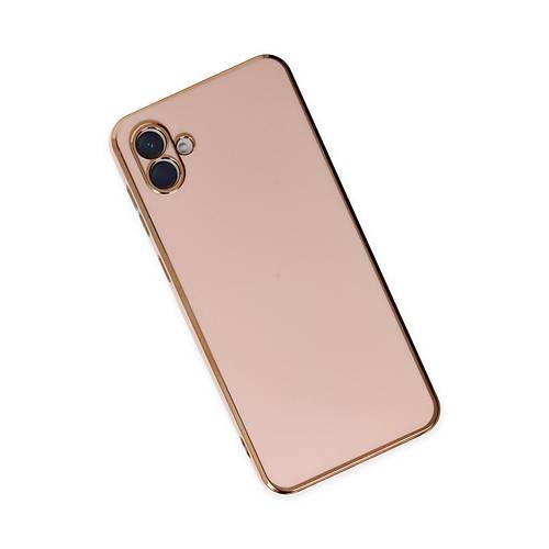 Galaxy A04 K�l�f Volet Silikon - Pembe
