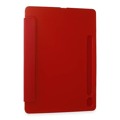 Galaxy Tab A9 Plus K�l�f Kalemlikli Mars Tablet K�l�f� - K�rm�z�