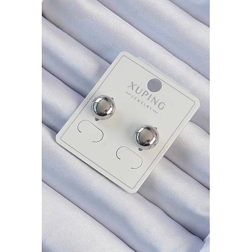 Xuping G�m�� Renk Minimal Bombeli Oval K�pe