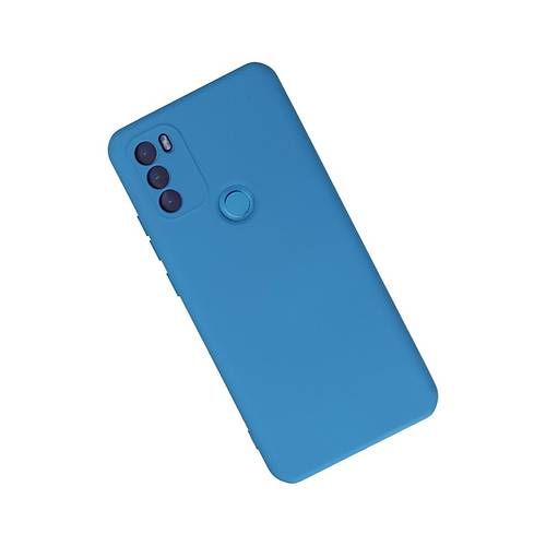 GM 21 Plus K�l�f Nano i�i Kadife Silikon - Mavi