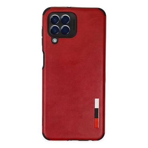 Galaxy M33 K�l�f Loop Deri Silikon - K�rm�z�