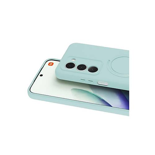 Redmi 15 4G Regal Magsafe Standl� Kapak - Su Ye�ili