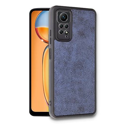 Redmi Note 12 Pro 4G K�l�f Aras Deri Kapak - Lacivert