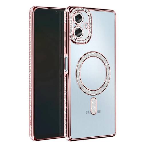 Galaxy A06 Joke Simli Magneticsafe K�l�f - Pembe