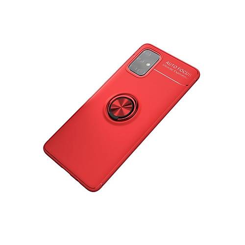 Galaxy M31S K�l�f Range Y�z�kl� Silikon - K�rm�z�