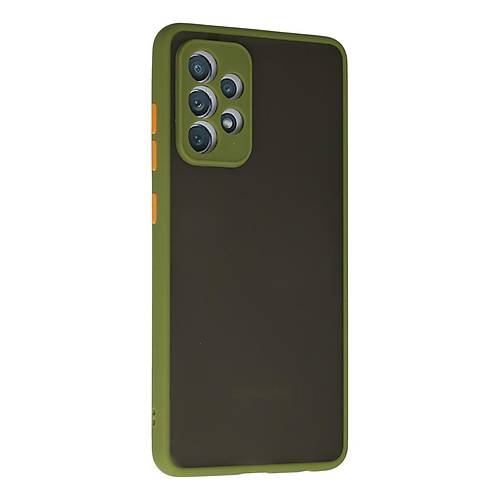 Galaxy A72 K�l�f Montreal Silikon Kapak - Ye�il
