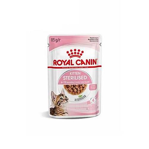 Pouch Kitten Sterilised Gravy Yavru Kedi Konservesi 6 Adet 85 Gr