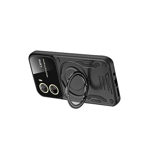 Y16 K�l�f Joy Lens Standl� Kapak - Siyah