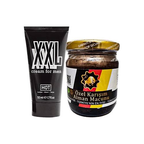 Hotxxl 50 ml Erkeklere �zel Krem + Yan�nda 1 Adet Erke�e �zel Macun