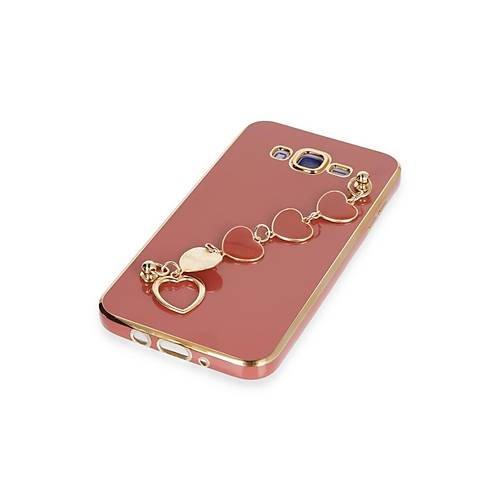 Galaxy J7 K�l�f Esila Silikon - K�rm�z�
