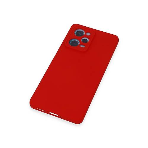 Redmi Note 12 Pro 5G K�l�f Nano i�i Kadife Silikon - K�rm�z�