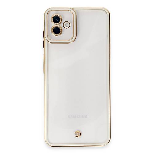 Galaxy A04 K�l�f Liva Lens Silikon - Beyaz