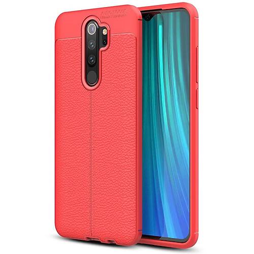 Redmi Note 8 Pro K�l�f Auto Focus Kapak - K�rm�z�