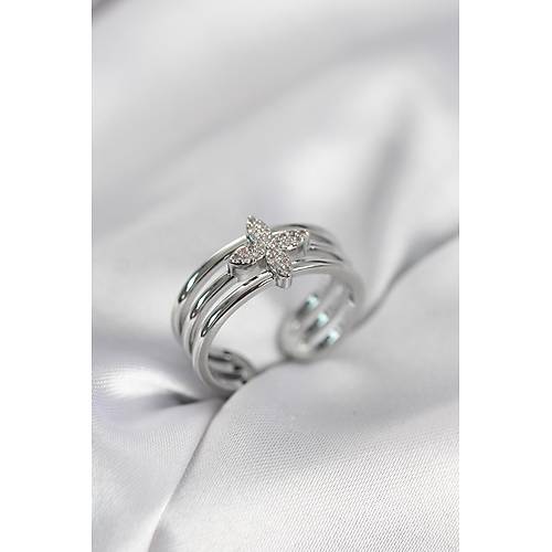 G�m�� Renk Zirkon Ta�l� Yonca Model Kad�n Y�z�k