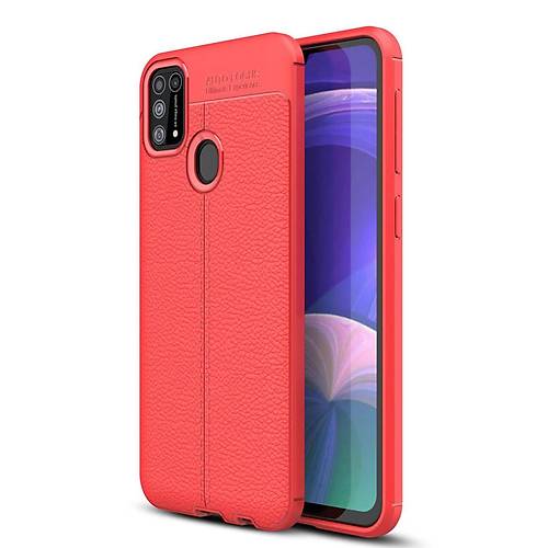 Galaxy M31 K�l�f Auto Focus Kapak - K�rm�z�