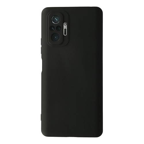 Redmi Note 10 Pro K�l�f Nano i�i Kadife Silikon - Siyah