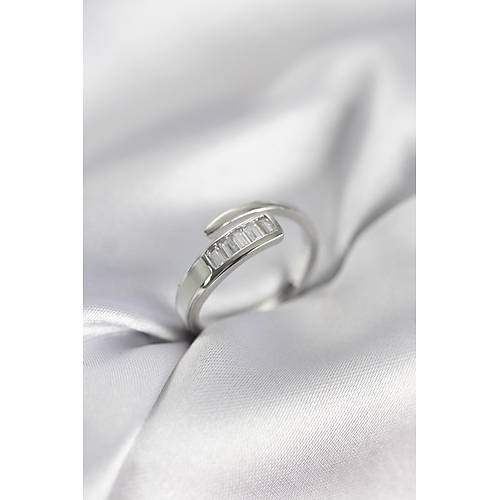 Baget Zirkon Ta�l� G�m�� Renk Kad�n Y�z�k