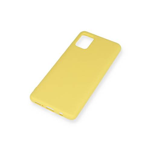 Galaxy A51 K�l�f Nano i�i Kadife Silikon - Sar�