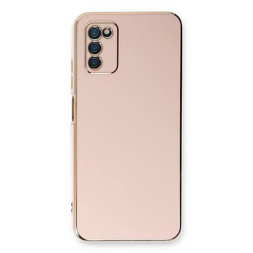 Galaxy A03S K�l�f Volet Silikon - Pembe