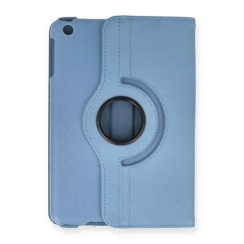 iPad Mini 1 K�l�f 360 Tablet Deri K�l�f - Turkuaz