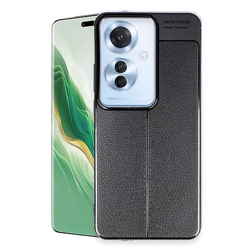 Reno 11F K�l�f Auto Focus Kapak - Siyah
