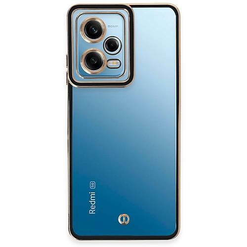 Redmi Note 12 5G K�l�f Liva Lens Silikon - Siyah