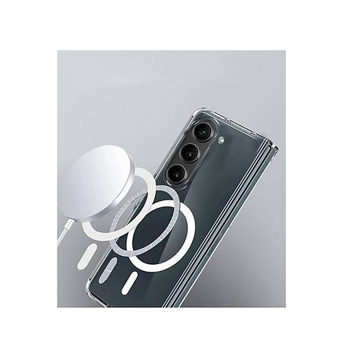 Galaxy Z Fold 6 K�l�f Magneticsafe �effaf Silikon - �effaf