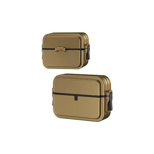 Airpods Pro 2 (2.nesil) 404 Kilitli K�l�f - Gold